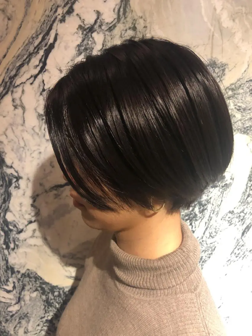 ショート 藤井 さと実のヘアスタイル