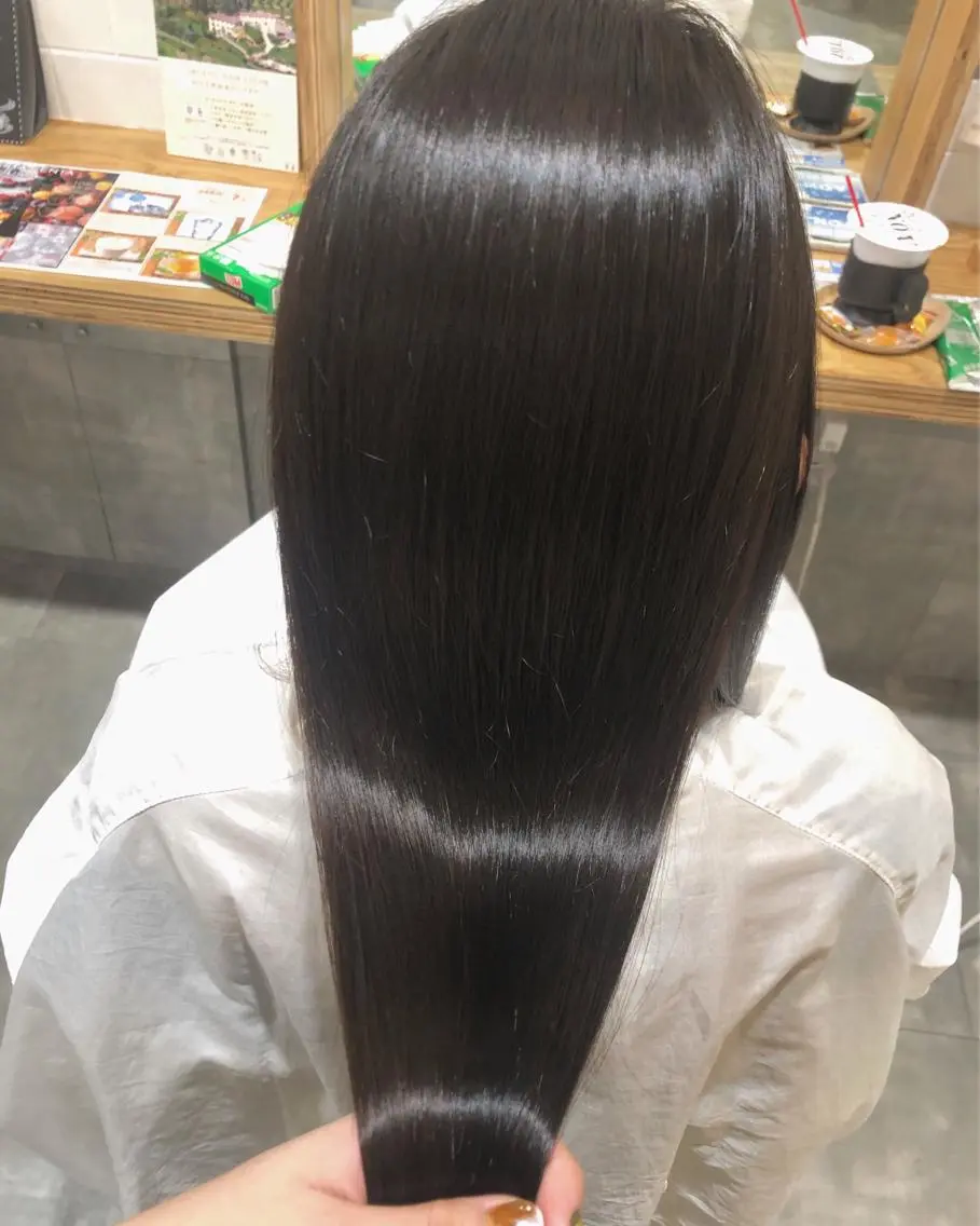 ロング カラー カット ヘアカラー Hatanaka Airiのヘアスタイル