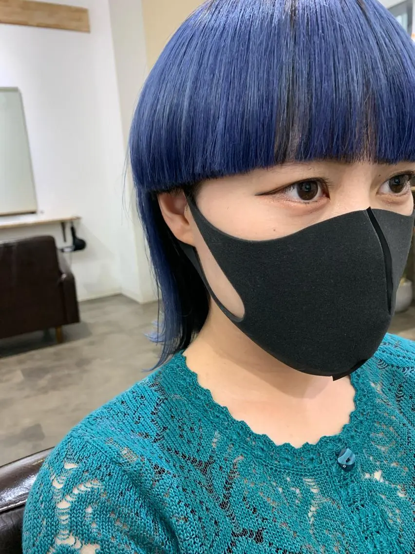 ショート カラー ブリーチ ショートヘア ウルフカット カット ヘアカラー トリートメント パーマ/透明感カラー /ボブ/吉田一生のヘアスタイル