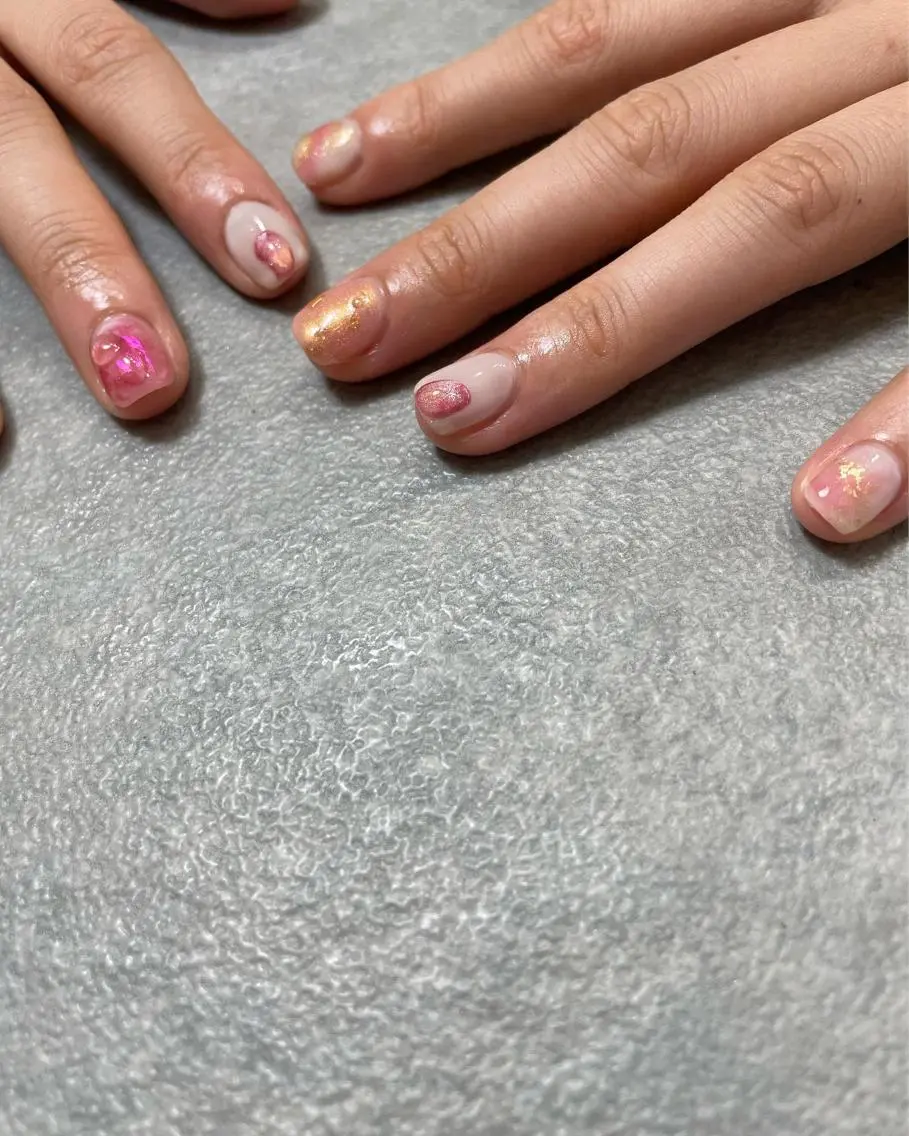 ネイル ハンドネイル フットネイル kiii.__ ✴︎*のネイルデザイン