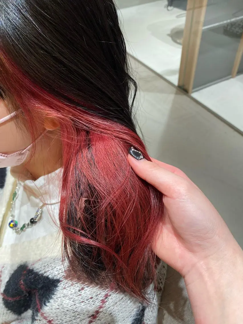 セミロング カラー インナーカラー 🦄Rena 🦄のヘアスタイル