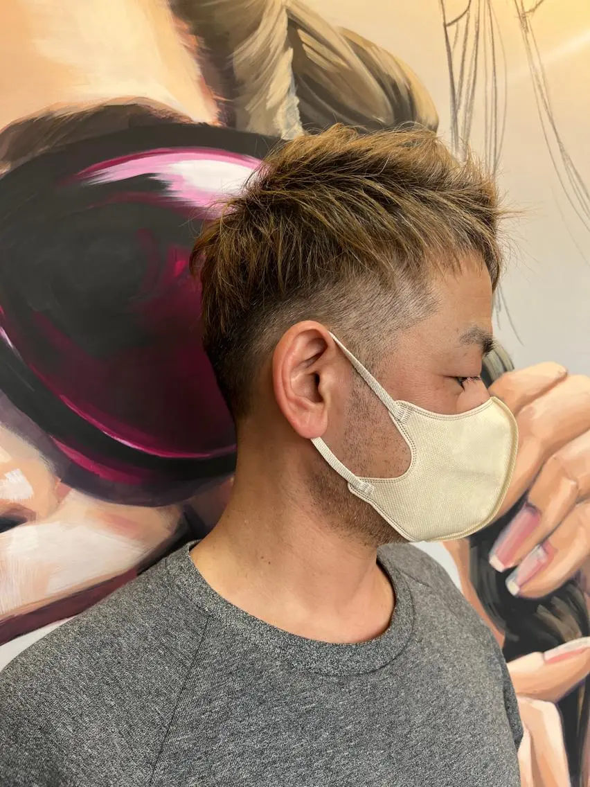 ショート カラー パーマ ヘアアレンジ メンズ キッズ ネイル マツエク・マツパ アイブロウ メンズブリーチ メンズハイライト メンズインナーカラー メンズ韓国風 ブリーチ 久木原 ゆりのヘアスタイル