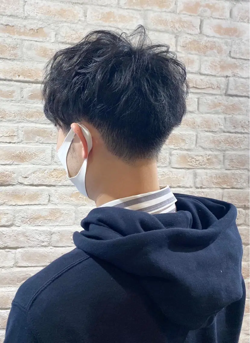 メンズ メンズパーマ 学生(メンズ向け) Sanctuary 南森町店のヘアスタイル