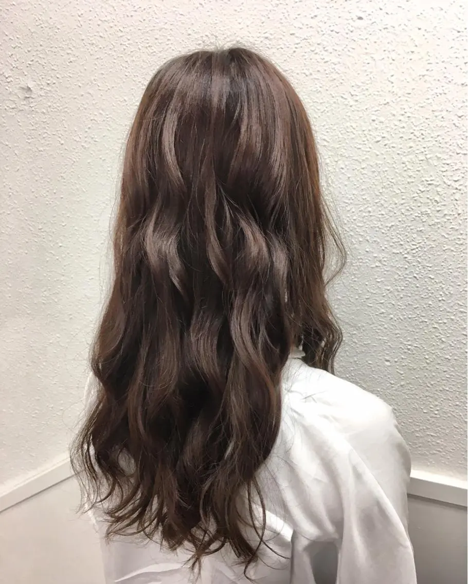 ロング カラー ヘアカラー トリートメント 髪質改善/美髪矯 正ヤマモトハルキのヘアスタイル