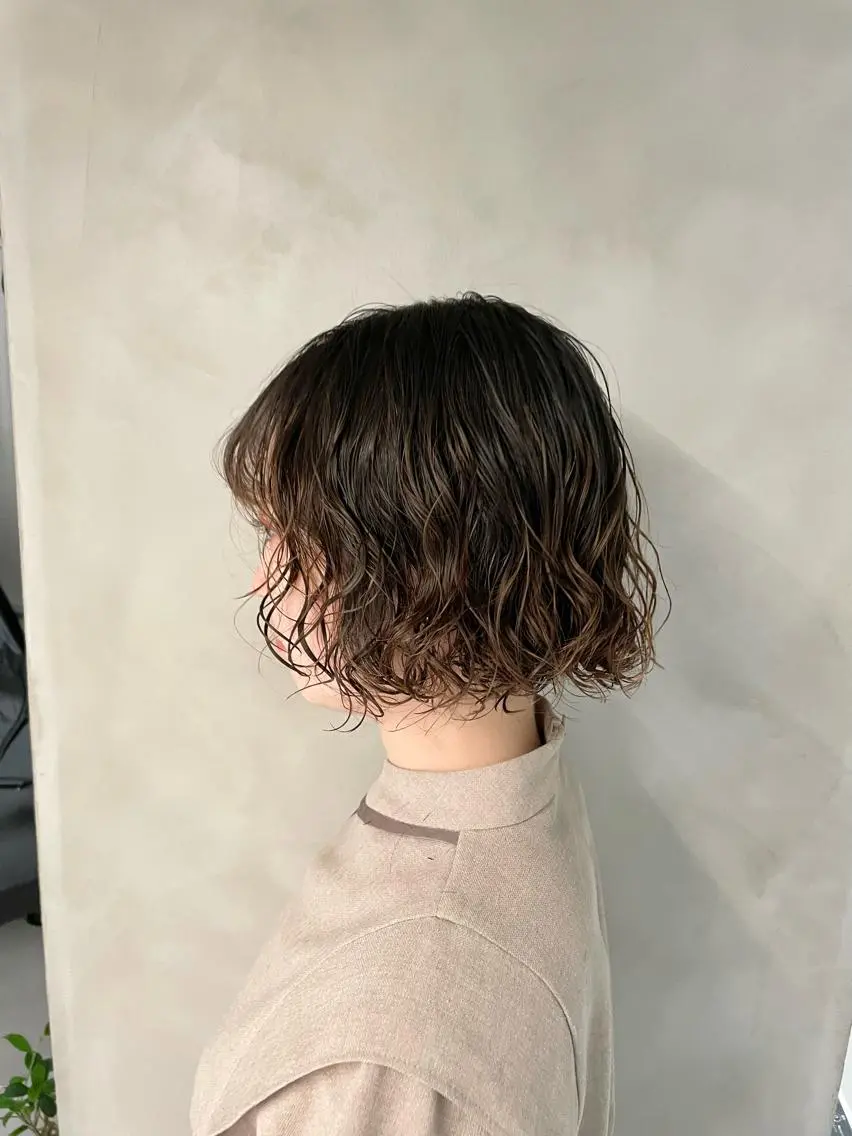 カラー パーマ 🪞透け感&韓国ヘア 🪞honokaのヘアスタイル