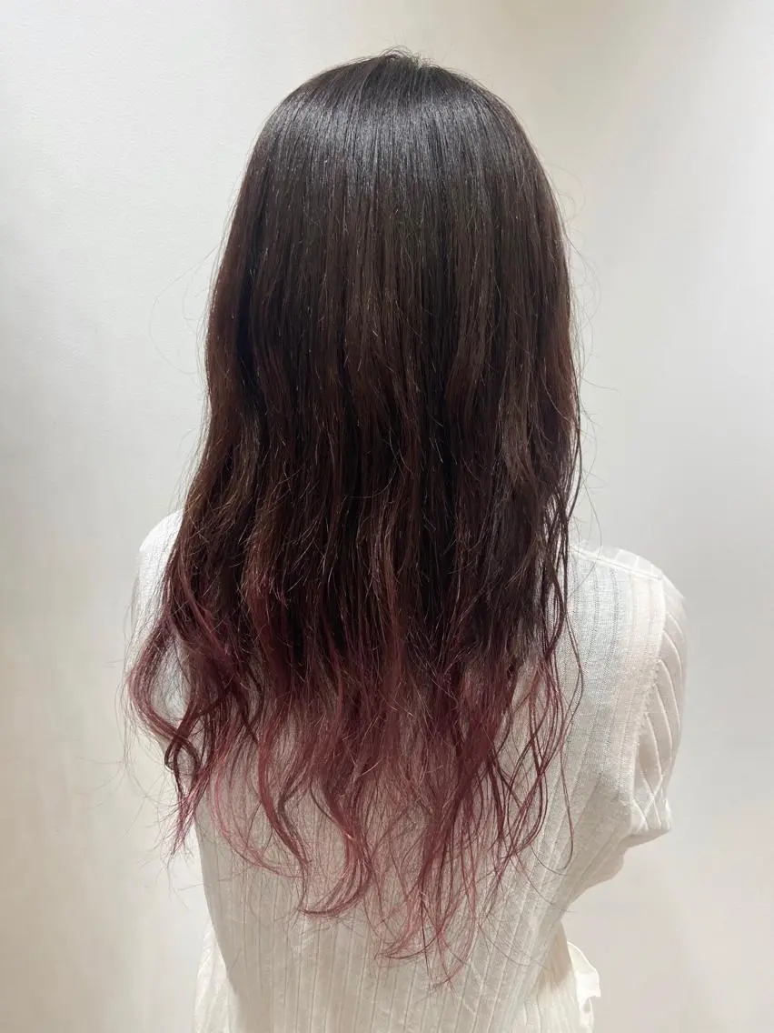 ロング カラー カット ヘアカラー トリートメント 🐺ウルフ/レイヤー 似合わせ‎🤍沙羅のヘアスタイル