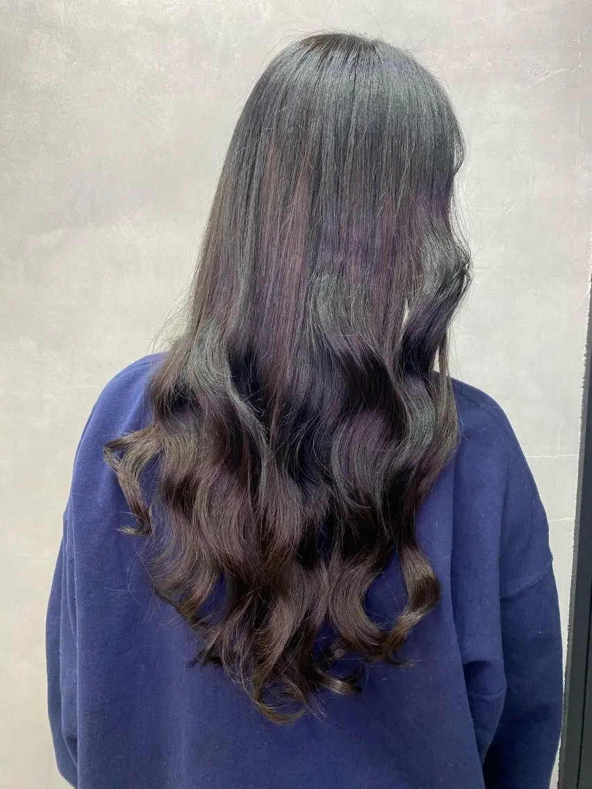 ロング カラー ヘアアレンジ FAAM Tsuneのヘアスタイル