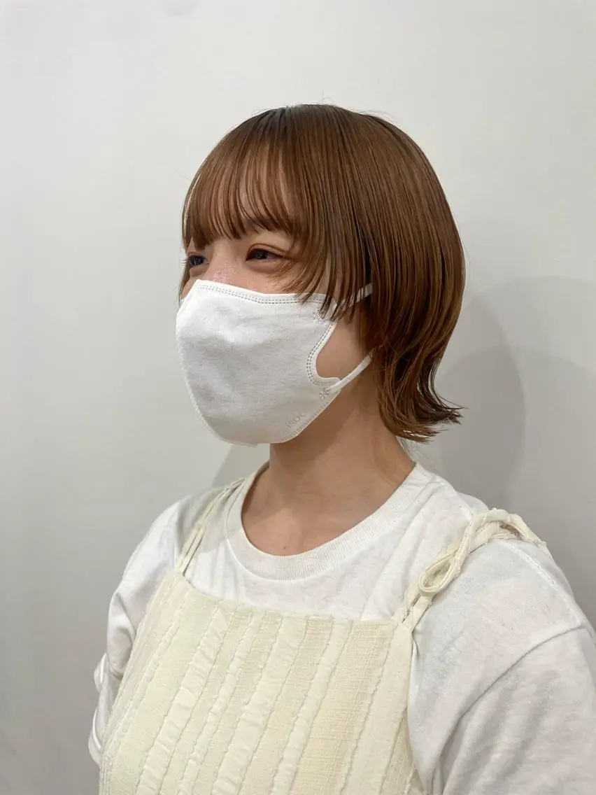 ショート カラー ヘアアレンジ カット トリートメント くびれレイヤー/艶 カラー　MADOKAのヘアスタイル