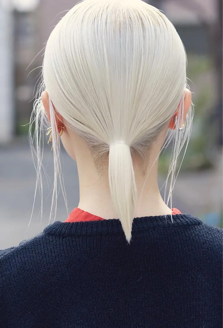 ミディアム ハイトーンNo.1✨ パーマ✨イマイタツヤのヘアスタイル