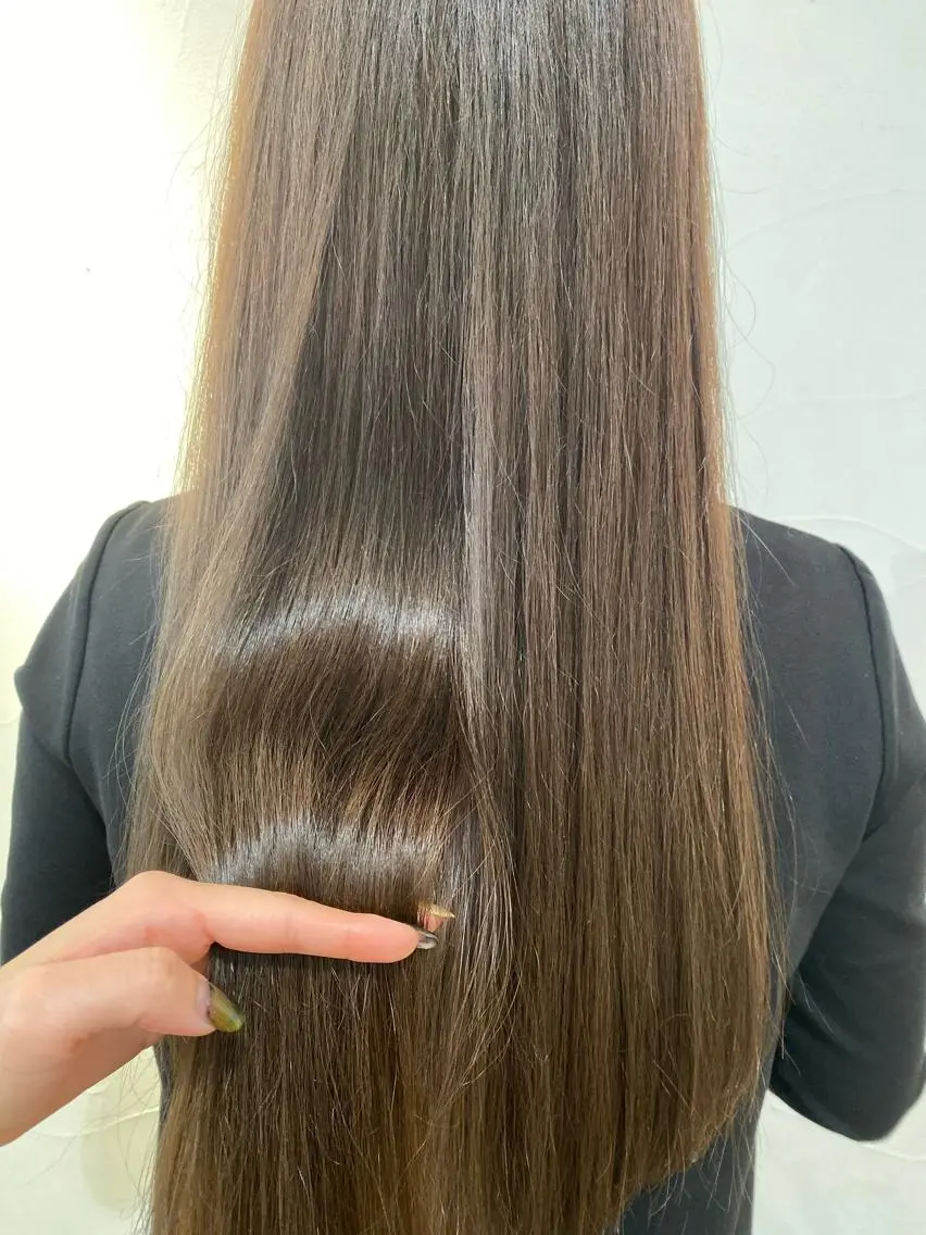ロング カラー カット ヘアカラー トリートメント トレンドヘアーに🌈 川村　静香のヘアスタイル