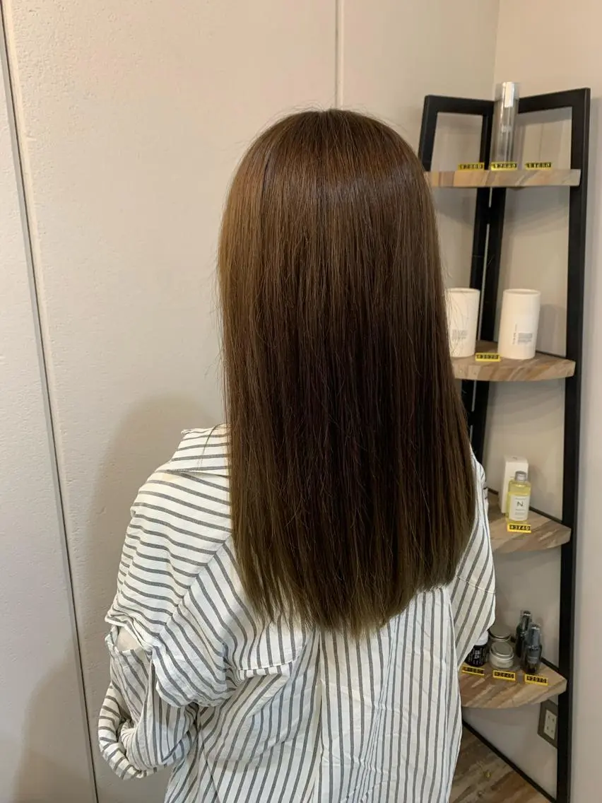 ロング カラー 中沢梨々花 🎀透明感カラーのヘアスタイル