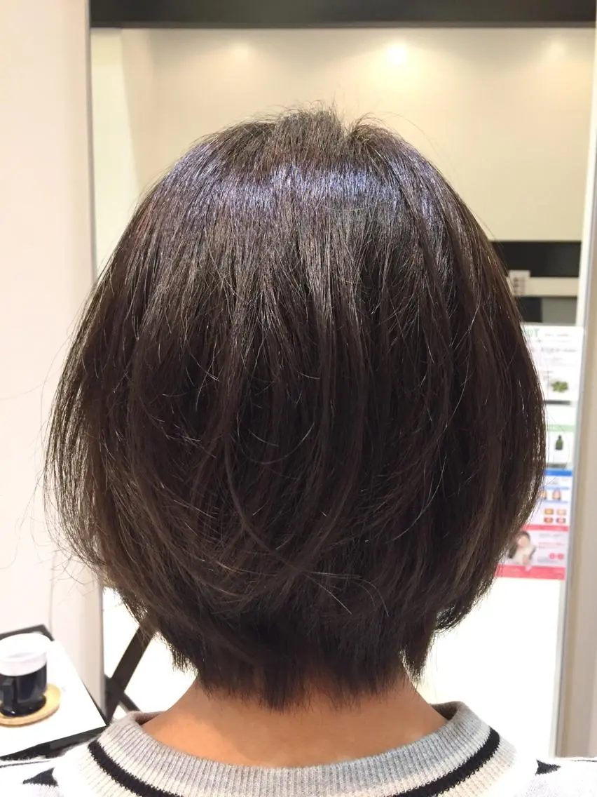 ショート カラー グレージュ ショートヘア aimée/ まつ毛&眉毛サロンのマツエク・マツパデザイン