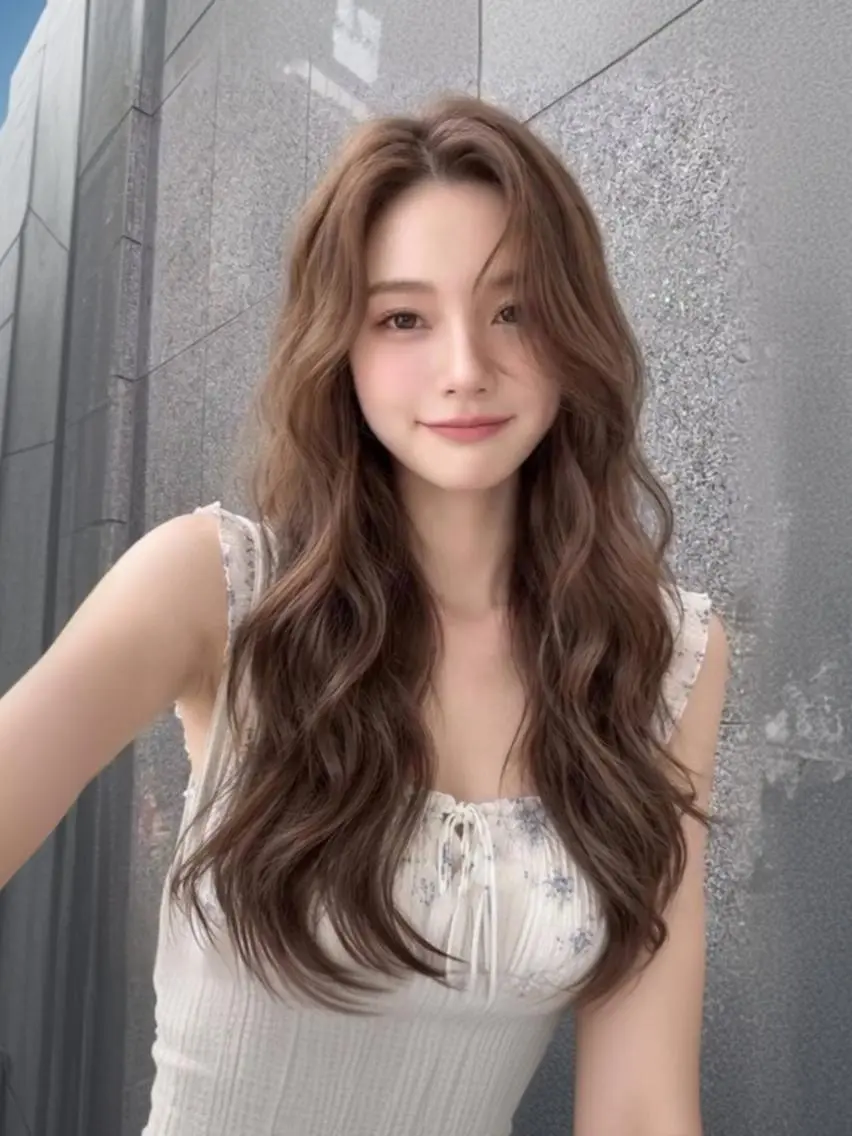 ロング カラー むら 結菜のヘアスタイル