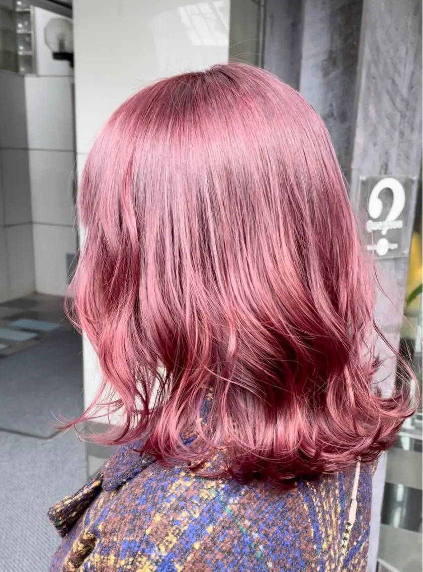 ミディアム カラー ヘアカラー トリートメント 古指 匠巳のヘアスタイル