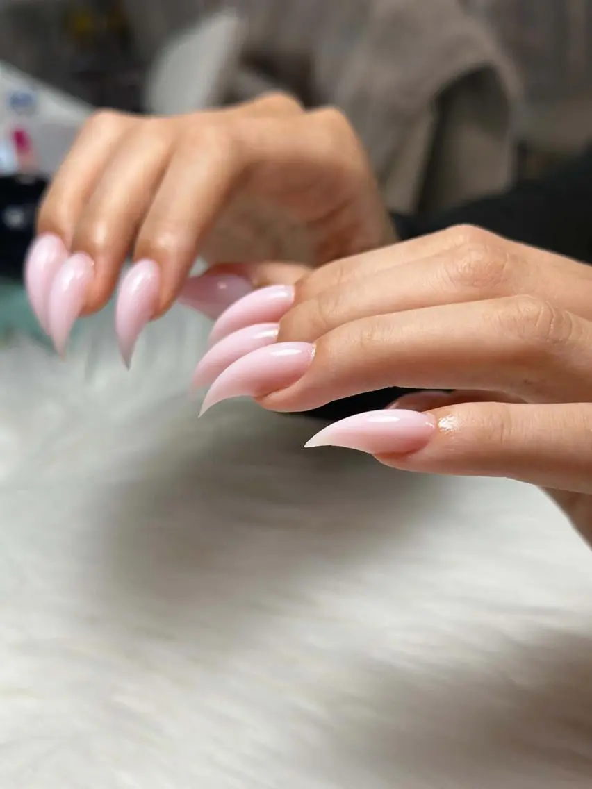 セミロング ハンドネイル 猫爪中毒♡ロング ネイル専門新中野店のネイルデザイン