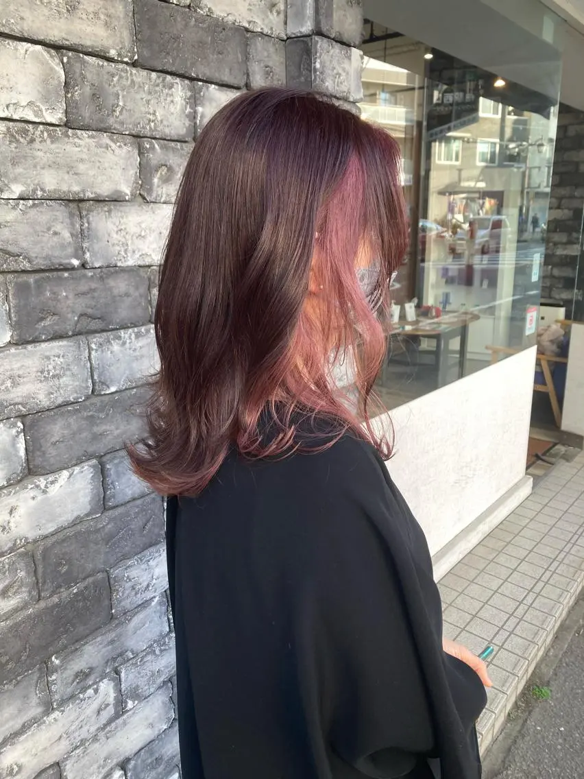 セミロング カラー カット トリートメント ヘアセット ✂️似合わせの魔術師 石田一樹✂️のヘアスタイル