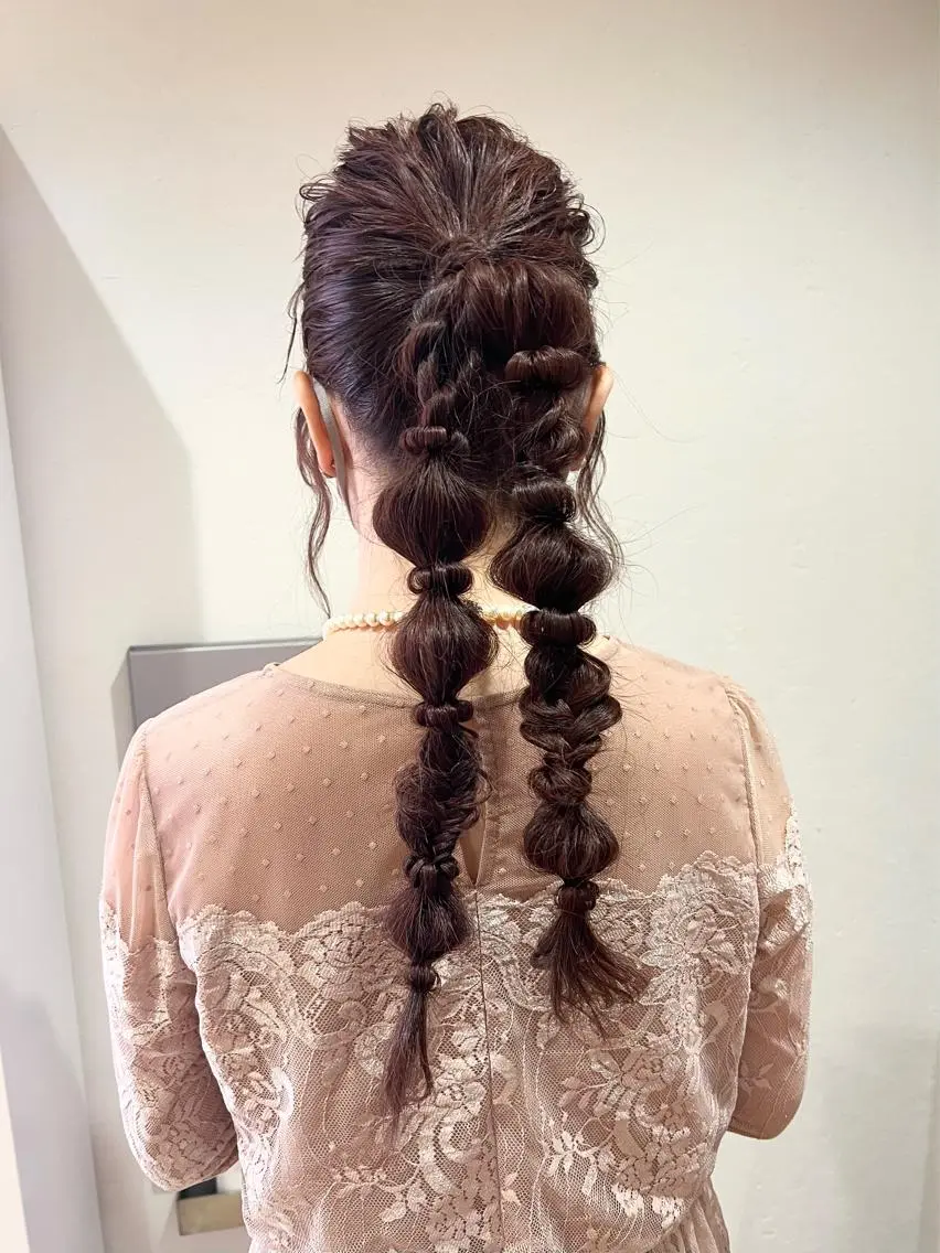 ロング ヘアアレンジ 蓮見友里 PiSTA／portのヘアスタイル