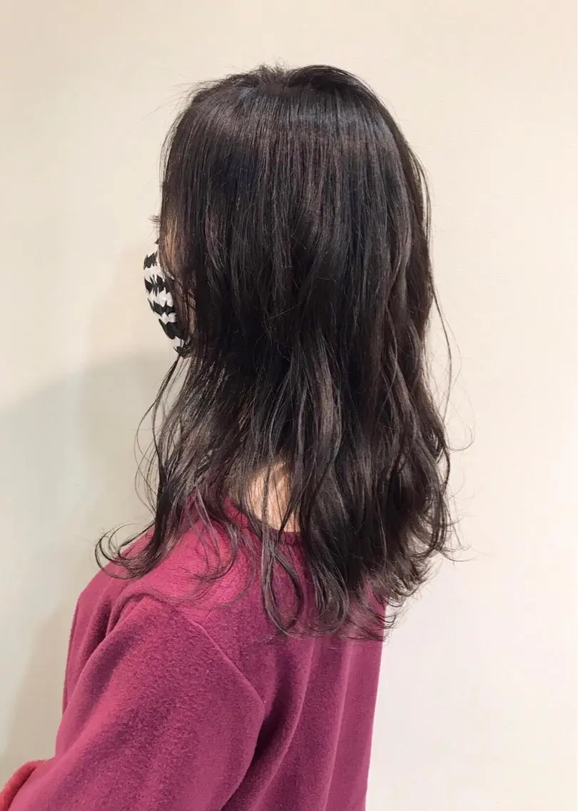 ロング カラー ベージュカラー グレージュ イルミナカラー 安井 匡隆のヘアスタイル