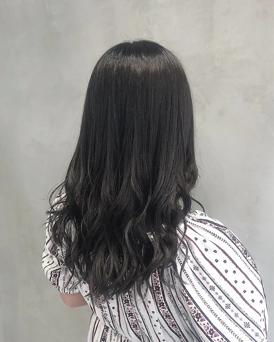 ミディアム カラー ヘアアレンジ TOKI /透明感/原宿のヘアスタイル