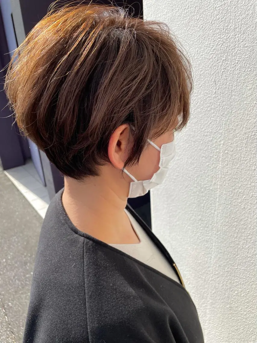 ショート ハイライト ショートヘア hair terra ce M奈良店のヘアスタイル