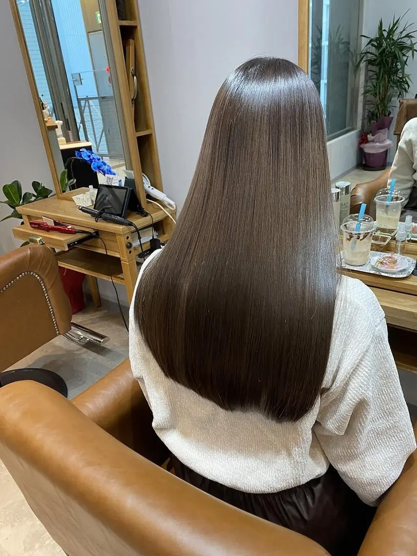 ミディアム 髪質改善 LORESophia 縮毛矯正/髪質改善のヘアスタイル