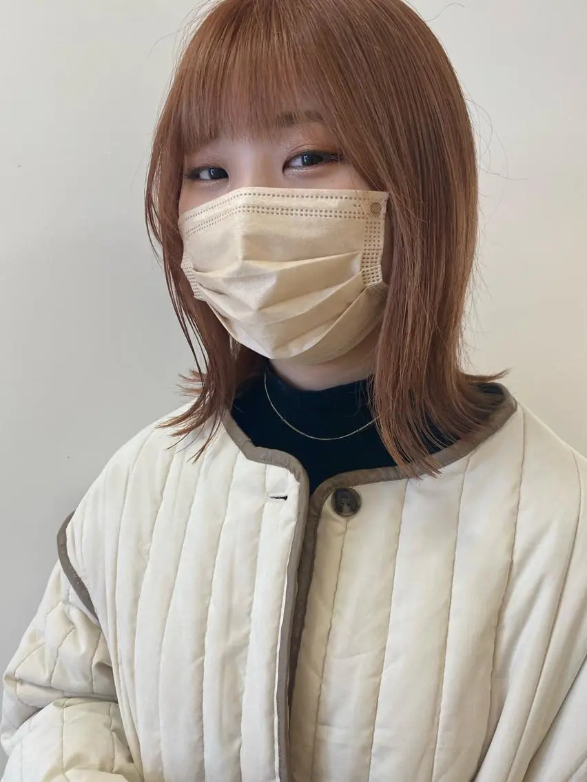 ミディアム カラー ヘアカラー レイヤー/ウルフ🤍 mayo.のその他イメージ