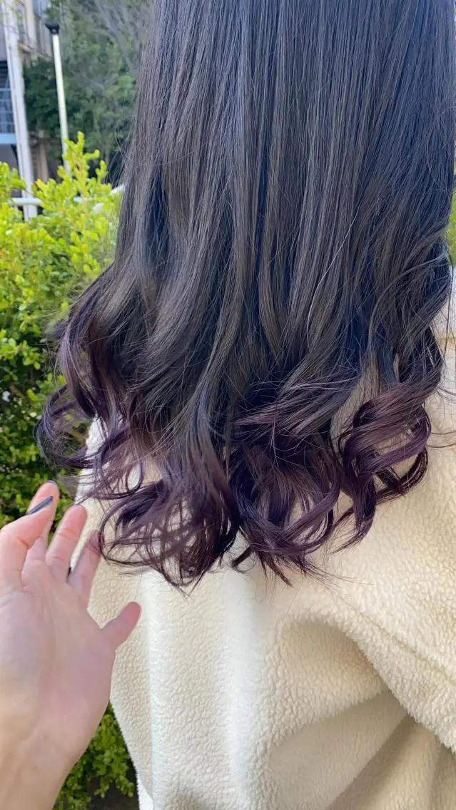 ロング カット ヘアカラー トリートメント ELEN 新百合ヶ丘のヘアスタイル