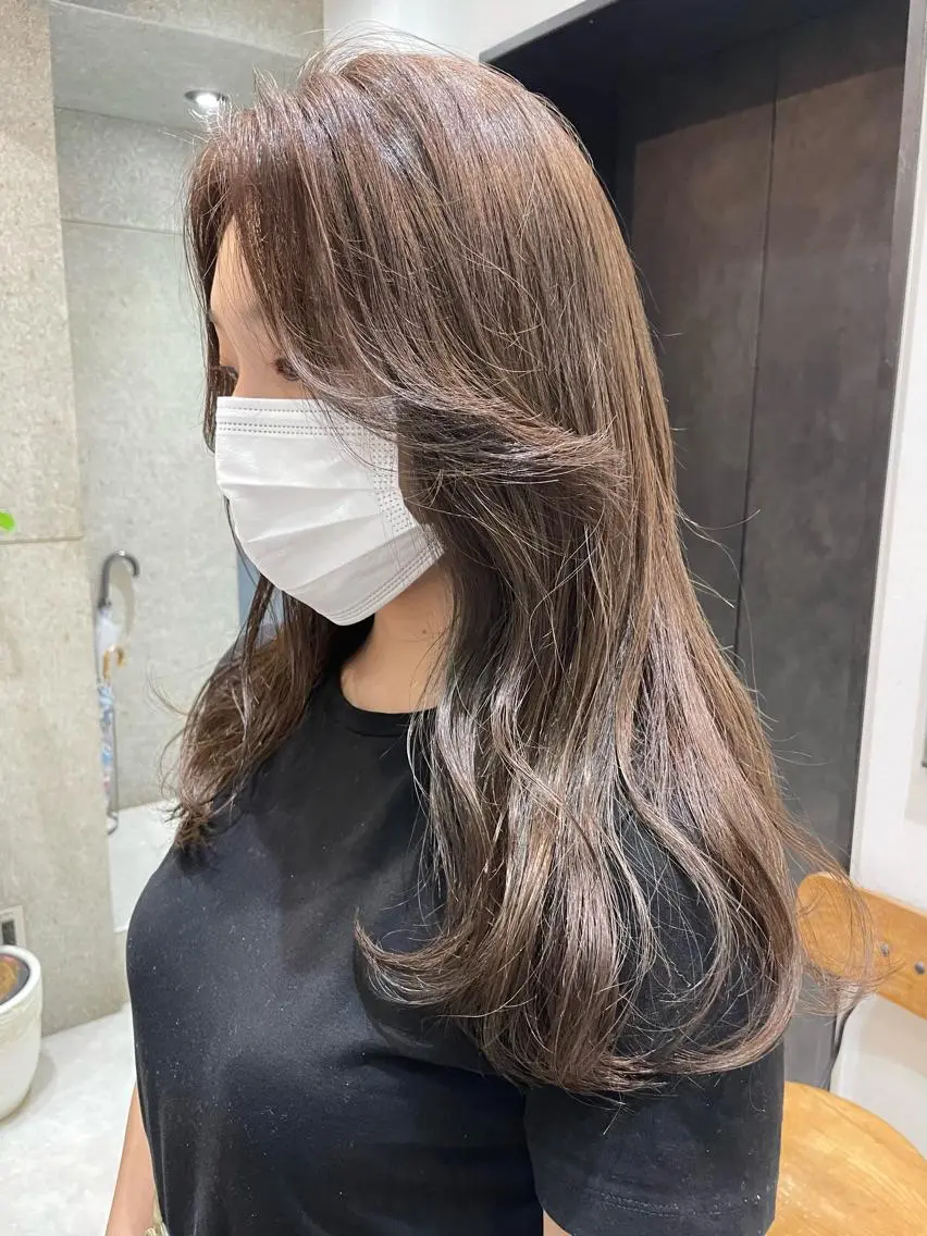 ロング カラー アディクシーカラー 🌿ニュアンス/髪質 改善🌿Fukudaのヘアスタイル