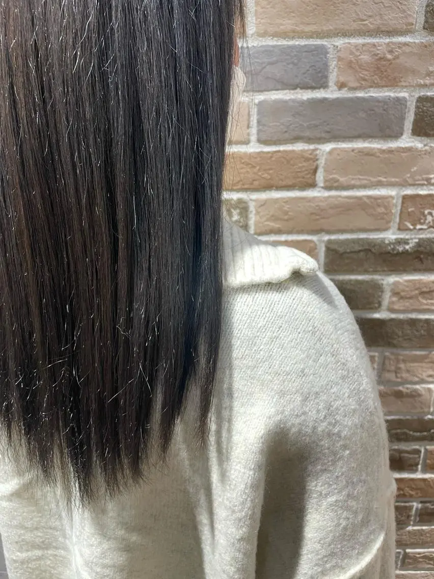 セミロング カラー カット⌇艶カラー 🫧⌇Nanahoのヘアスタイル