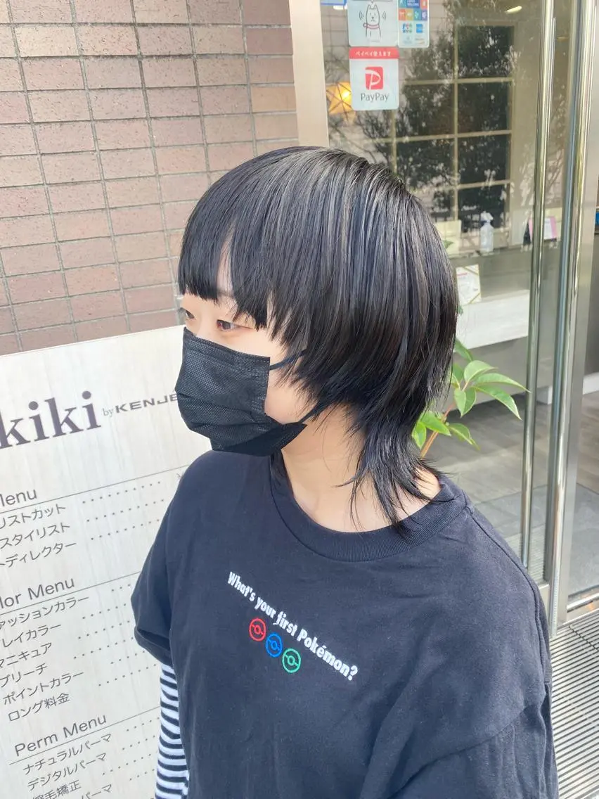 ミディアム カット ヘアカラー トリートメント ELEN 新百合ヶ丘のヘアスタイル
