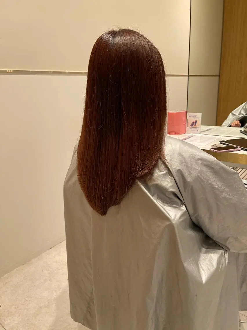 セミロング レイヤーカット ⛄️艶カラー／ レイヤー⛄️和也のヘアスタイル