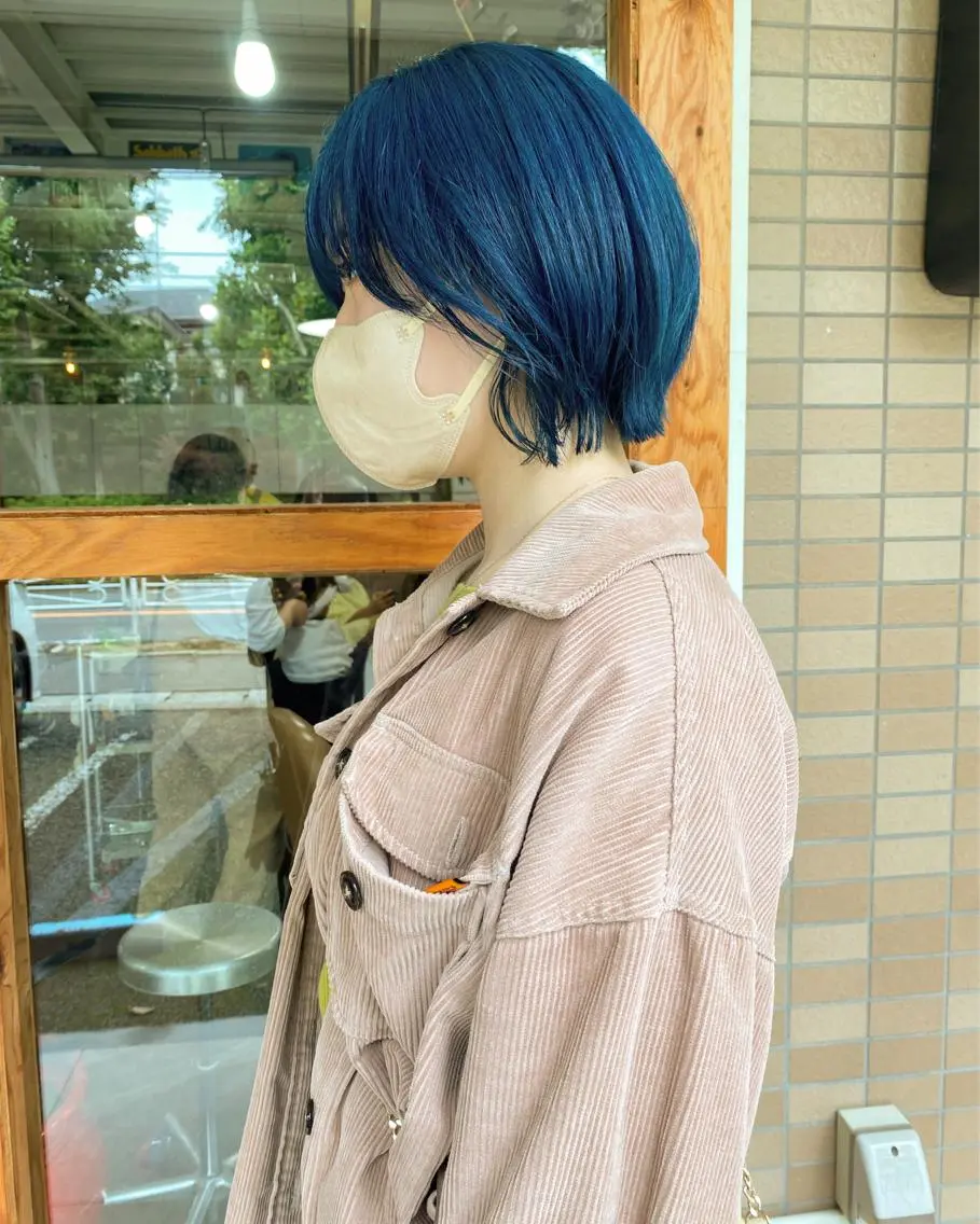 ショート ボブレイヤー ボブ くびれヘア レイヤーカット カット なぎ🌿.∘[ボブ, ニュアンスカラー]のヘアスタイル