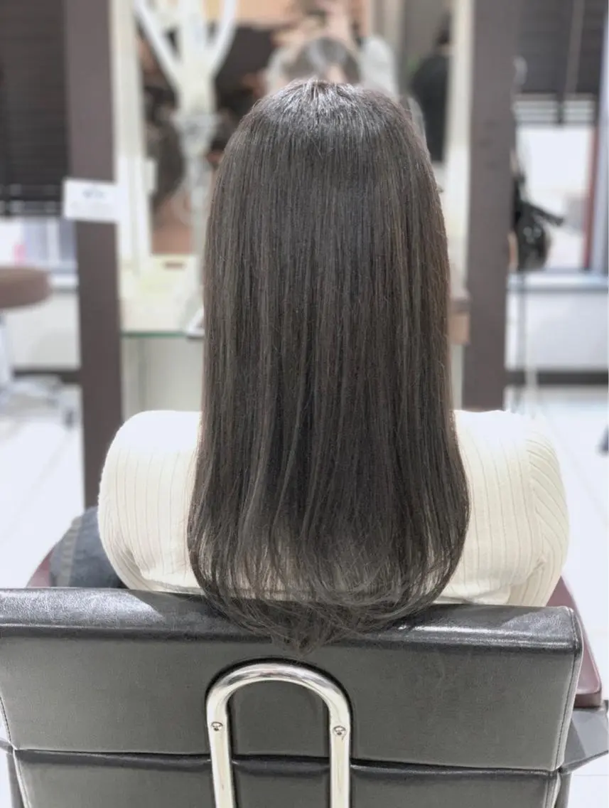 セミロング カラー ヘアアレンジ ヘアカラー トリートメント ヘッドスパ 池袋艶髪職人🌈😇 ✨店長✨小林優太✨のヘアスタイル