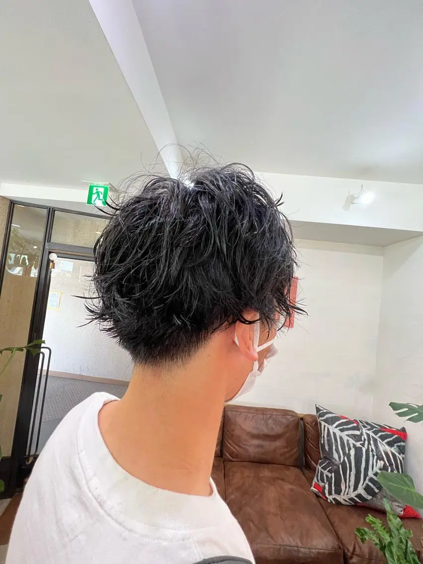 ショート パーマ 角戸 りおのヘアスタイル