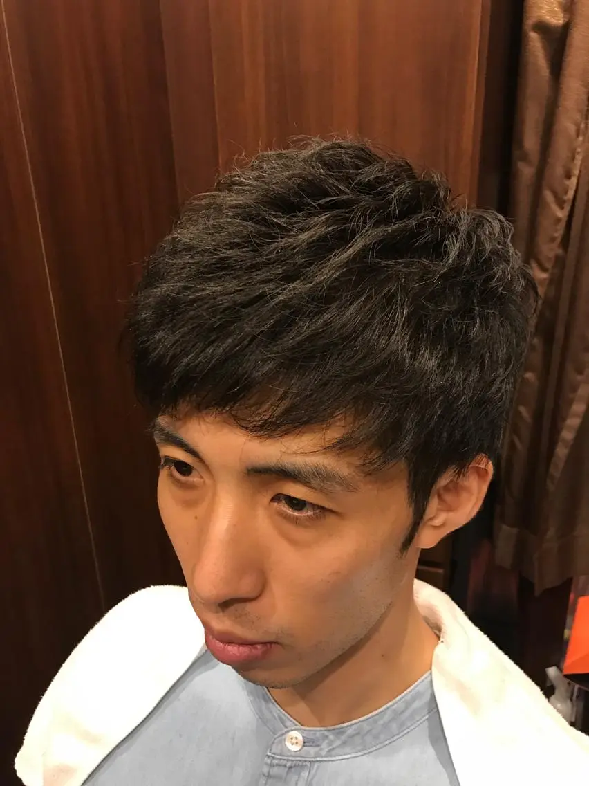 ショート パーマ メンズ メンズパーマ 横田 大和のヘアスタイル