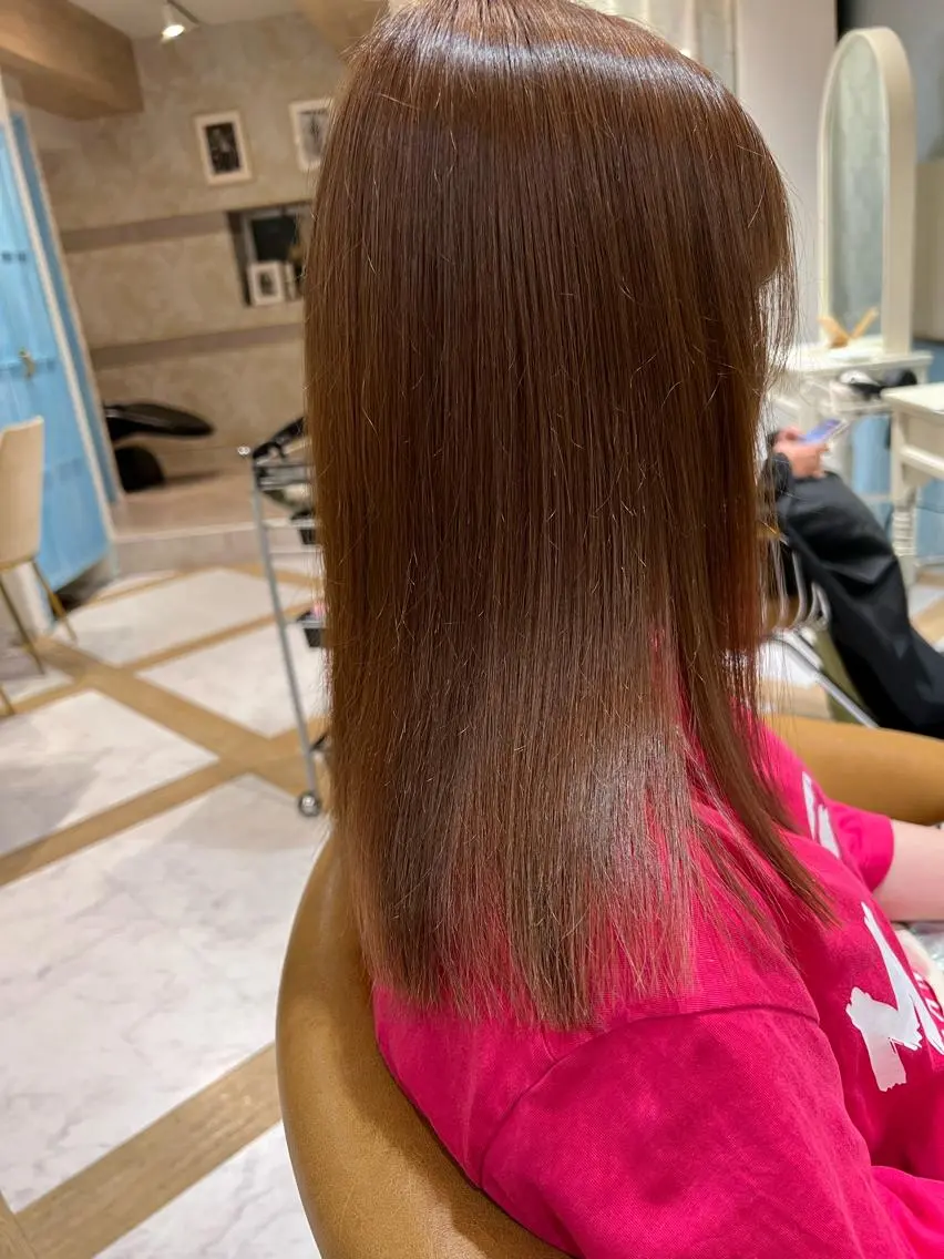 ロング カラー カット ヘアカラー トリートメント 🍀小川大輔🍀 ボブ/ブリーチ🥇のヘアスタイル