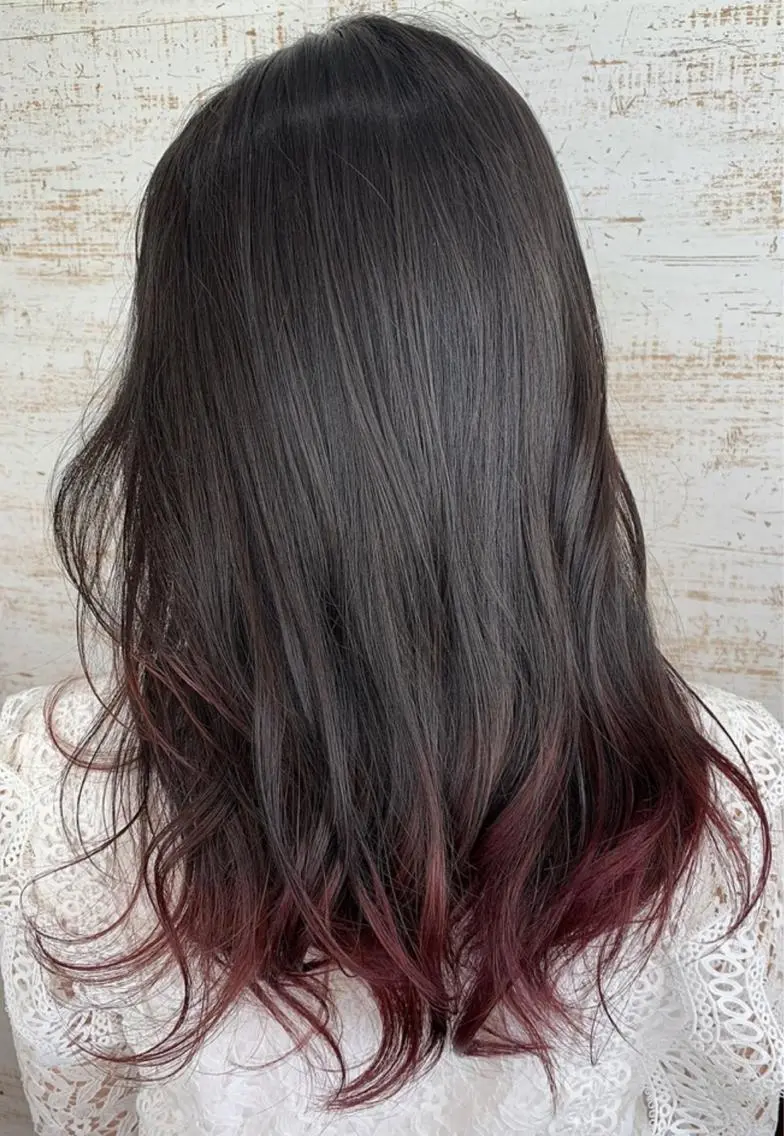セミロング カラー est hair &beautyのヘアスタイル