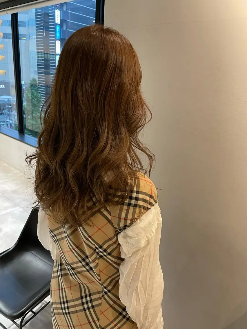 ロング カラー レイヤー×髪質改善 ×透明感/杉田 圭のヘアスタイル