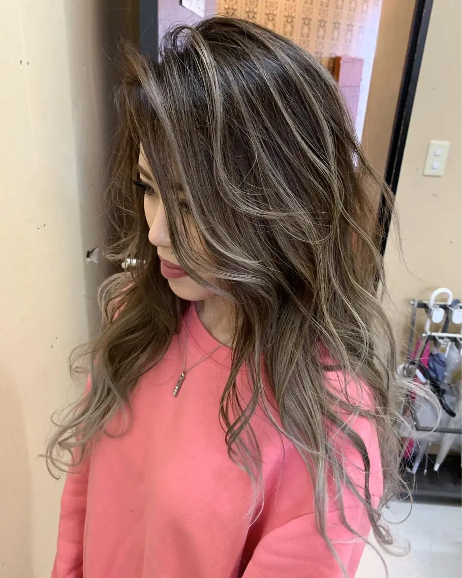 ロング カラー EARTH石巻店 尾形  裕のヘアスタイル