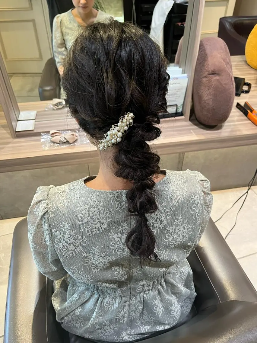 ヘアアレンジ ヘアセット 川越 輝梨奈のヘアスタイル