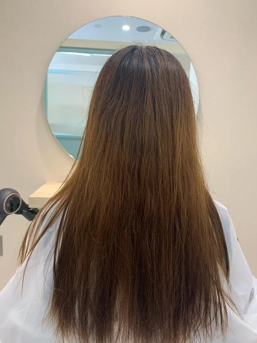 セミロング カット ヘアカラー トリートメント 丹野 圭太のヘアスタイル