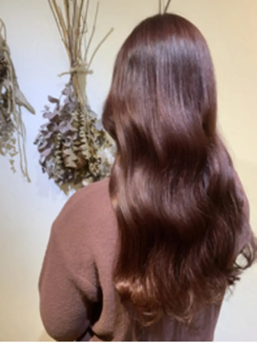 ミディアム カラー パーマ ヘアアレンジ ミディアムパーマ アディクシーカラー ブリーチ ケアカラー 透明感カラー ヘアケア特化型サロン newi 梅田のヘアスタイル