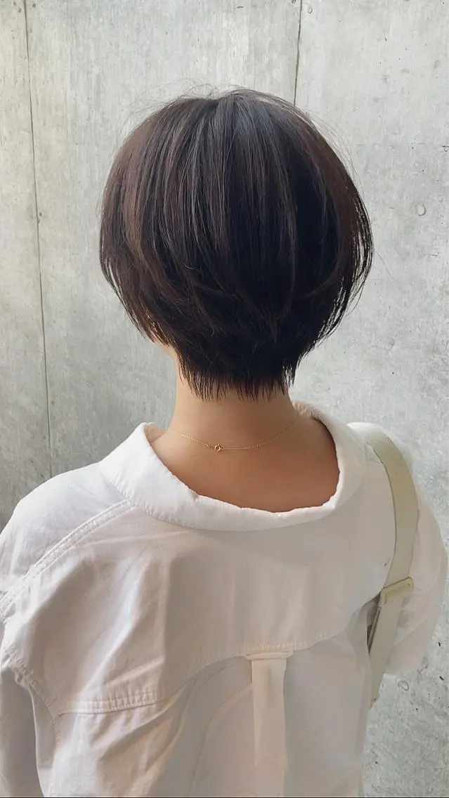 ショート 丸みショート ショートヘア 畔上 尚也のヘアスタイル