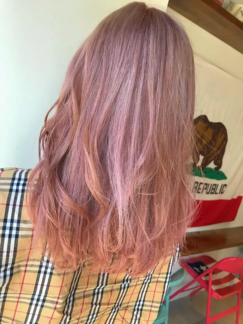 ロング カラー ヘアアレンジ ヘアカラー トリートメント ヘアセット ❤️カラー得意 🧡松浦睦樹❤️のヘアスタイル