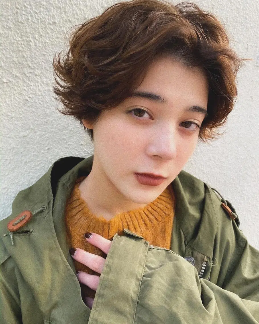 ショート パーマ レイヤーカット ショートヘア ⭐️ショートの匠⭐️ Say.岩井のヘアスタイル
