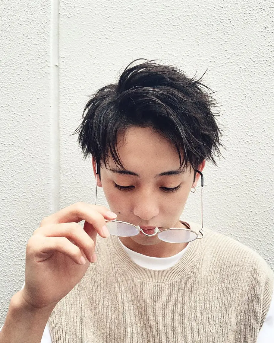 カラー パーマ ヘアアレンジ メンズ ダメージレス美容師 🌱水島侑理のヘアスタイル
