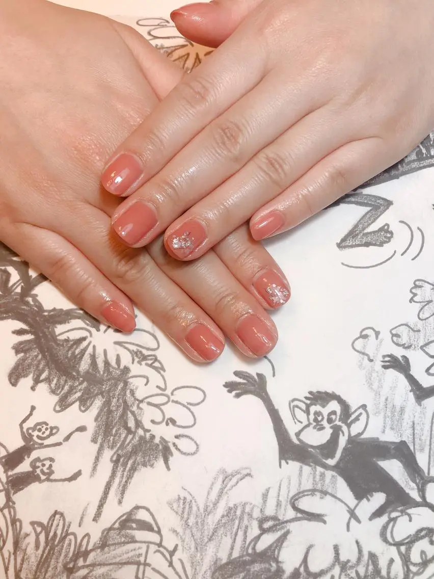 ネイル シンプルネイル owlnail /持込みデザイン専門のネイルデザイン