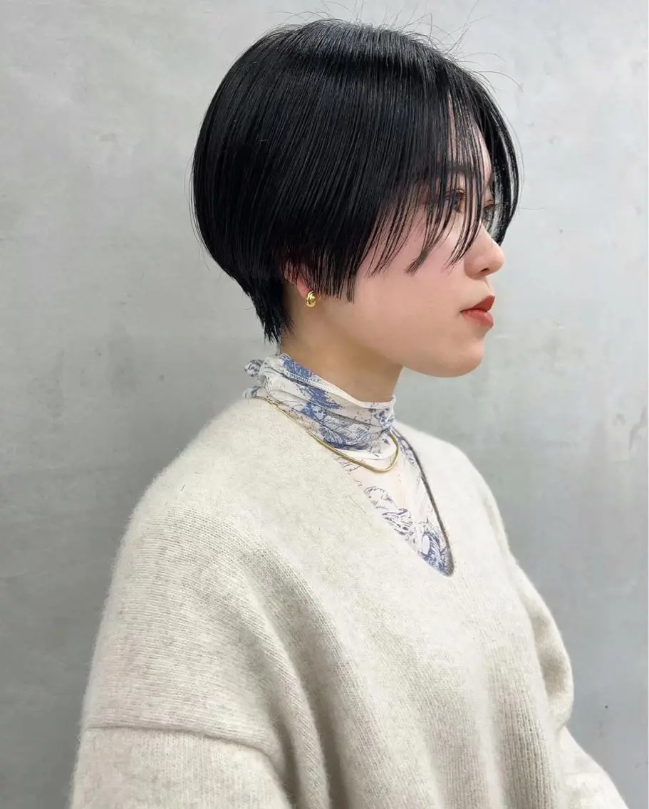 ショート 似合わせカット ショートヘア 🧸艶々韓国ヘア 🧁mizunaのヘアスタイル