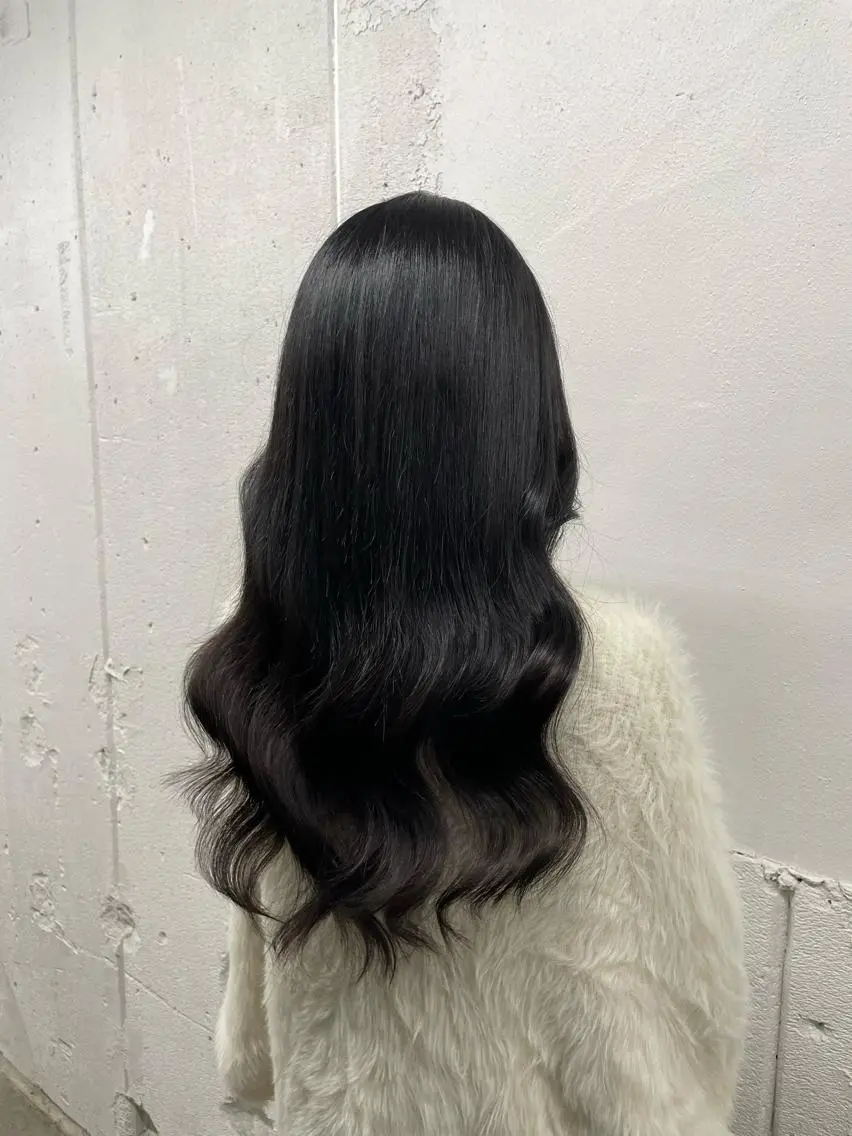 ロング カラー シールエクステ バレイヤージュ ミストバング ダブルカラー  フェイスフレーミング ヘアカラー エクステ 🧡艶髪/エクステ 🫧🧡YUKI❄️のヘアスタイル