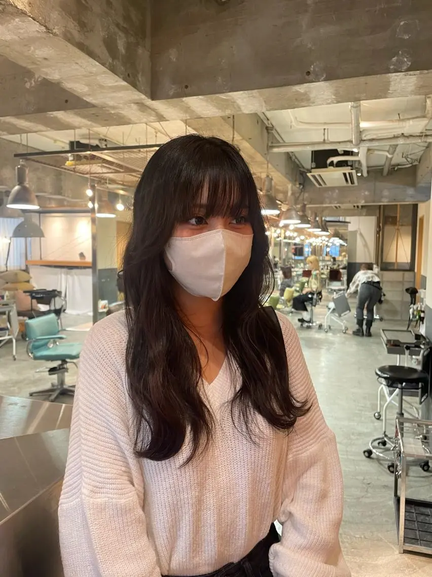 ロング カラー トリートメント ヘッドスパ 海外レイヤー /NAGISAのヘアスタイル